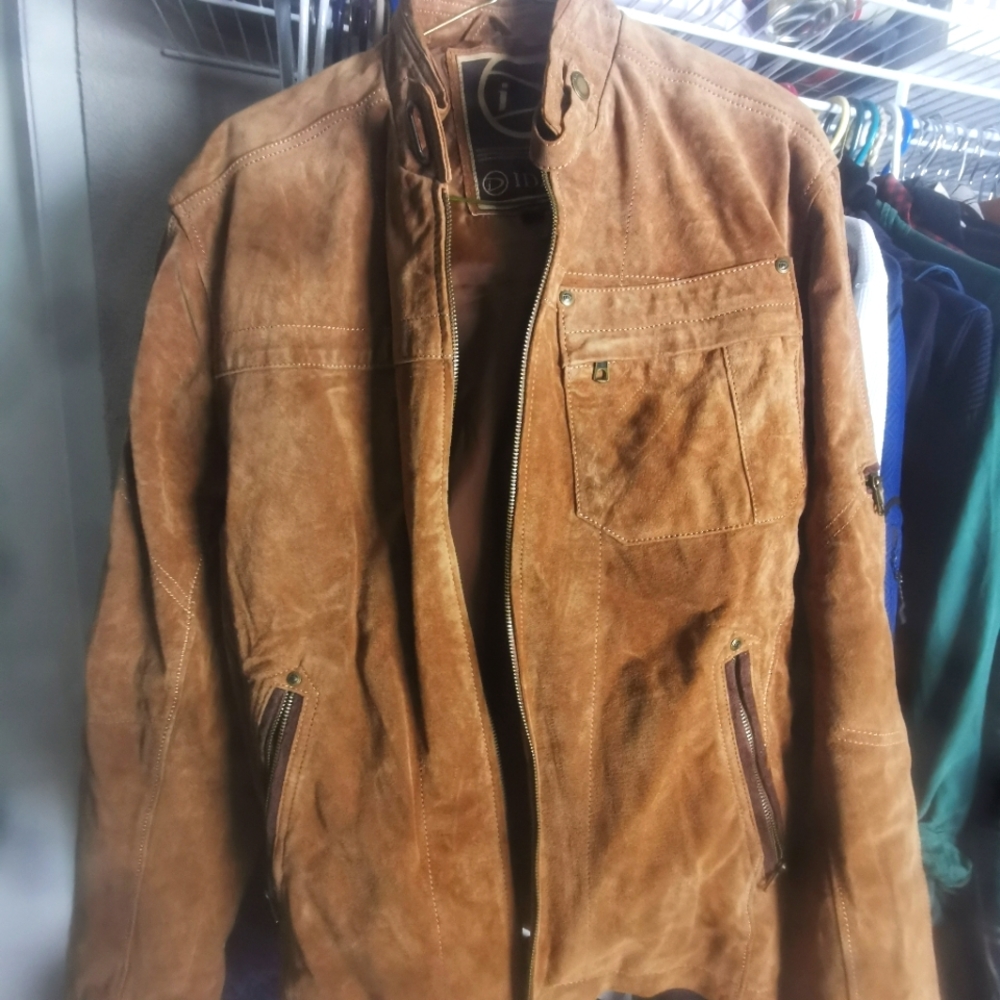 Suede Leather Jacket for Men